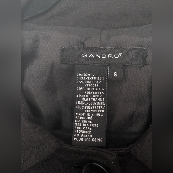 Sandro Black Blazer - Picture 3 of 11